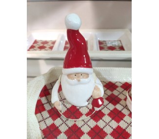 Campanella di babbo natale assortiti 7 x 6 x 13 cm