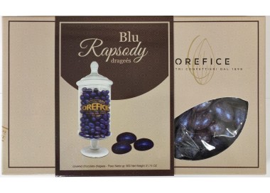 Confezione di confetti rhapsody blu drageès 0,9 kg